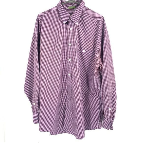 Orvis Blue and Red Checked L/S Button Down Shirt XL - Picture 1 of 7
